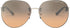Michael Kors Woman Sunglasses Light Gold Frame, Brown Silver 60MM MK1037-12128Z